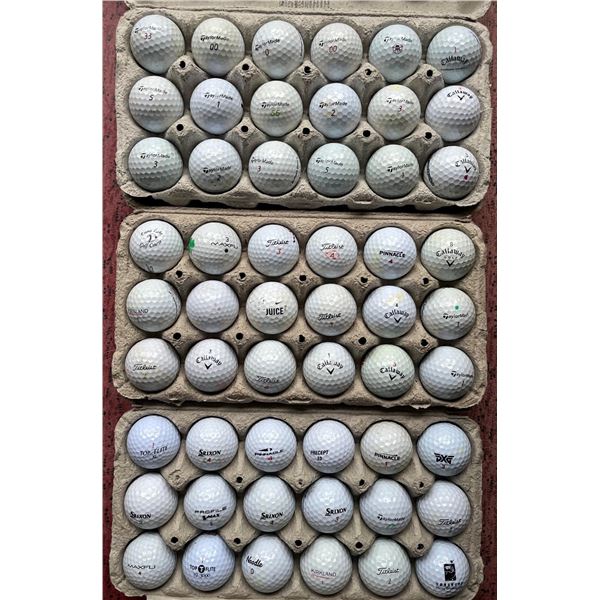 1250- Lot of 52 quality used golf balls
