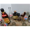 Image 5 : large lot of vintage bottles - Pepsi, Coca-Cola, Little Brown Jug, Rose Beverage, Crush, etc.