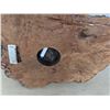 Image 3 : Vintage wood live edge clock- works- 12" by 22"
