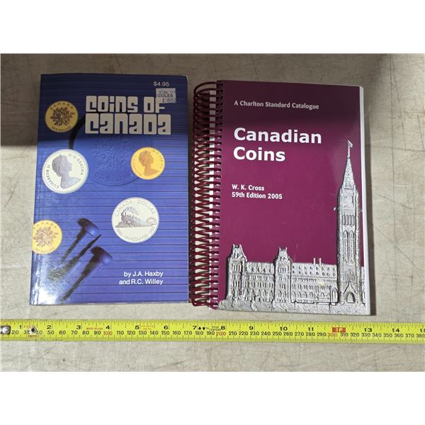 2 canadian coin books