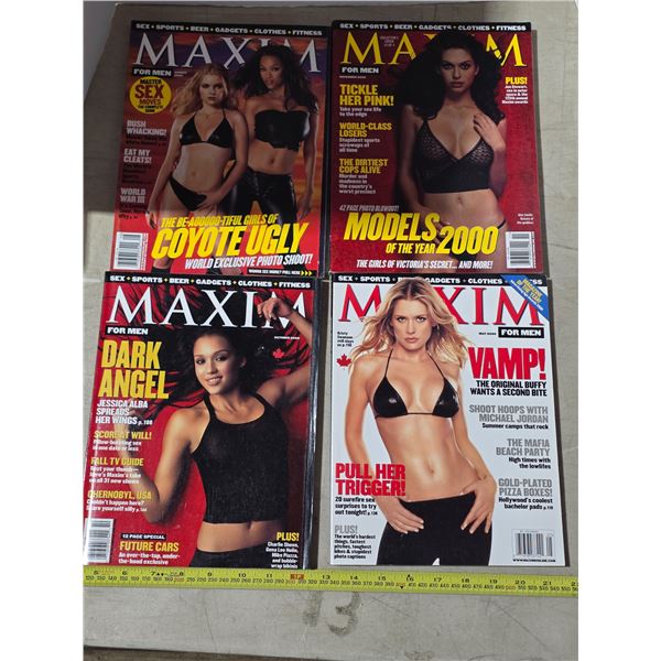 4 Maxim magazines