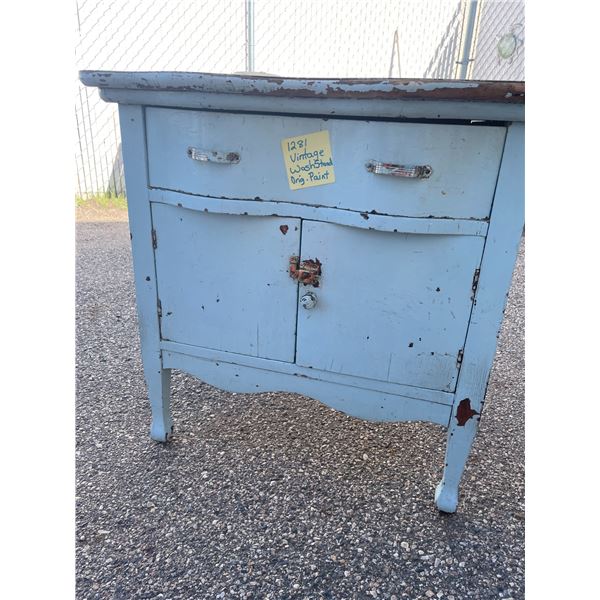 Vintage washstand - original paint-28" by 18" by 29"H