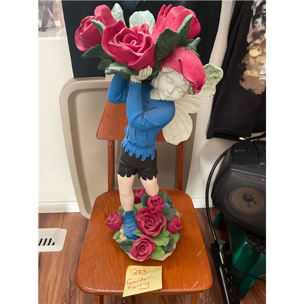 Garden fairy statue
