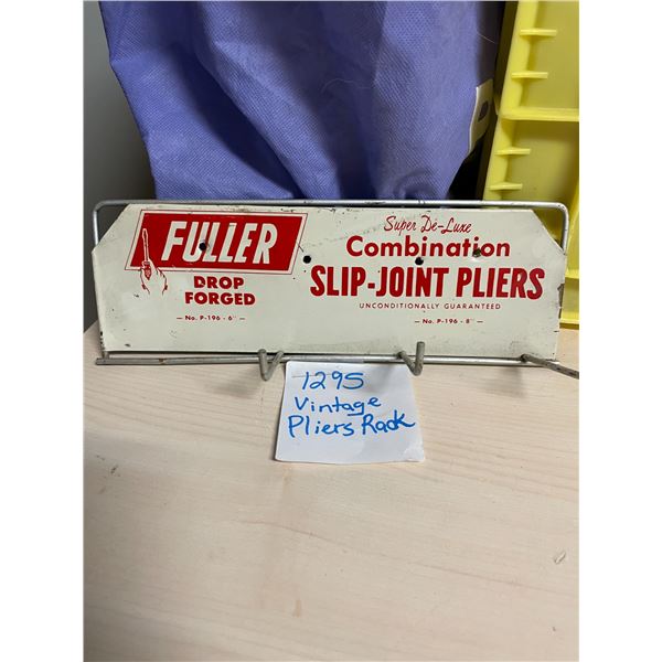 Vintage pliers rack