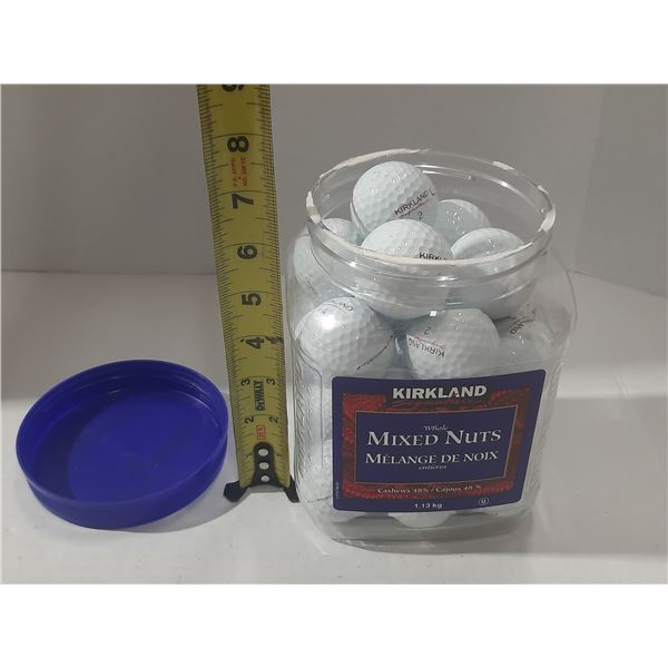Container of Golf Balls.