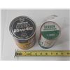 Image 2 : Vintage 1-litre Petro-Canada "Super Plus" hydrotreated motor oil empty tin and vintage 1-quart metal