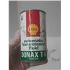 Image 3 : Vintage 1-litre Petro-Canada "Super Plus" hydrotreated motor oil empty tin and vintage 1-quart metal