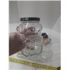 Image 3 : Vintage Kraft clear glass jars shaped like teddy bears, originally used for jam or peanut butter and