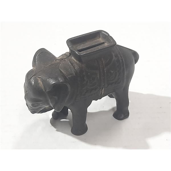 Small Metal Elephant Bank.