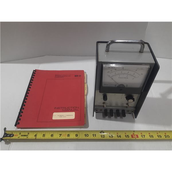1 KHZ Generator and Votmeter Decibel Meter with Manual.
