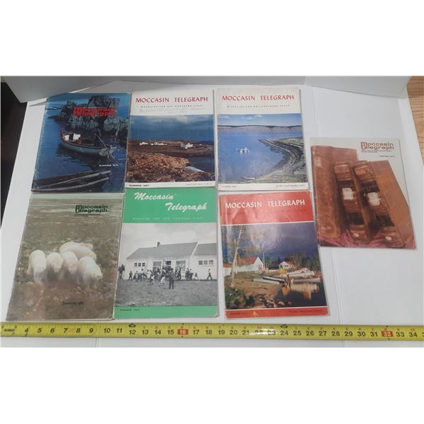 (7) Hudson Bay Co Moccasin Telegraph Magazines.