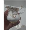 Image 5 : Royal Albert 50th Anniversary creamer and sugar bowl set and cup.