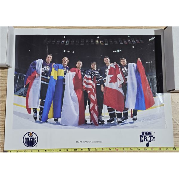 Edmonton Oilers “The Whole World’s Going Crazy” Poster