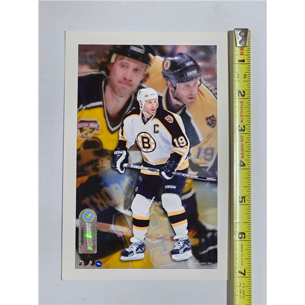 Boston Bruins Joe Thorton 5x7” Photo / Collector Card