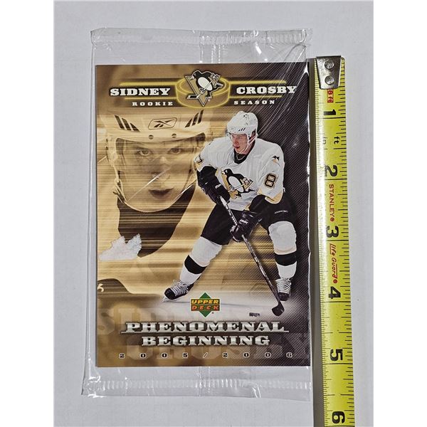 2006 Upper Deck Sydney Crosby Oversized Rookie Card, 3.5x5”