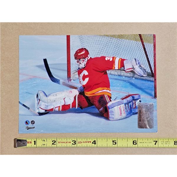 Calgary Flames Mike Vernon 5x7” Collector Photo