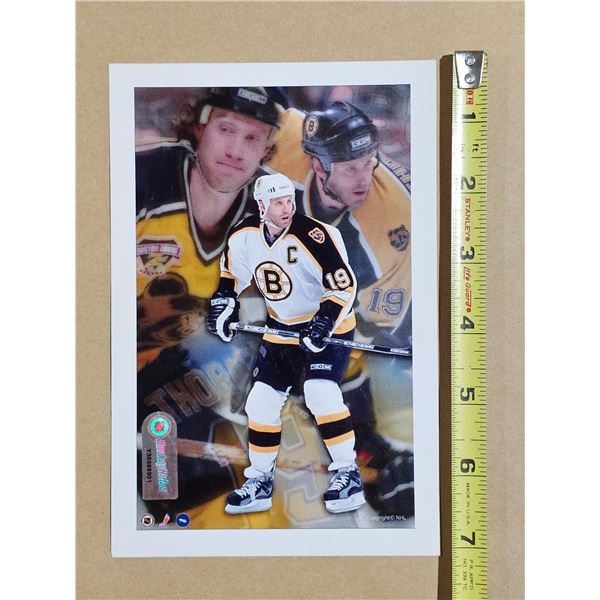 Boston Bruins Joe Thorton 5x7” Photo / Collector Card