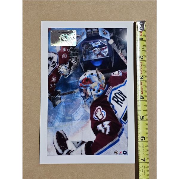Colorado Avalanche Patrick Roy 5x7” Photo / Collector Card