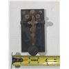 Image 1 : Vintage U.S. Army Signal Corps J-37 telegraph key mounted on a J-47 base.