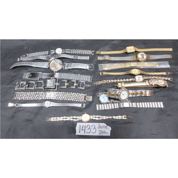 Lot of Wrist Watches Some need Battery