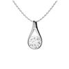 Image 1 : Gold & White Diamonds 2 Cts Necklace - E/VVS