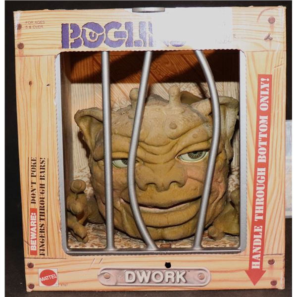 BOGLINS LARGE DWORK VINTAGE MINT IN THE BOX