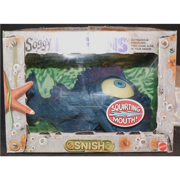 BOGLINS LARGE SNISH FISH VINTAGE MINT IN THE BOX