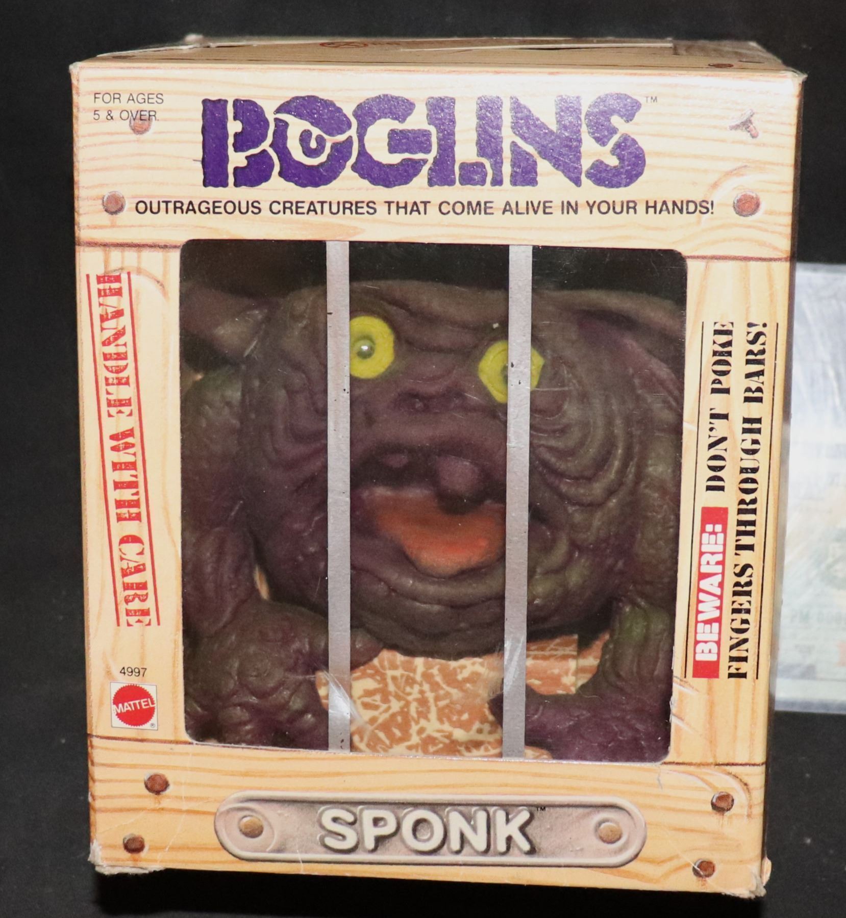 BOGLINS SMALL SPONK VINTAGE MINT IN THE BOX