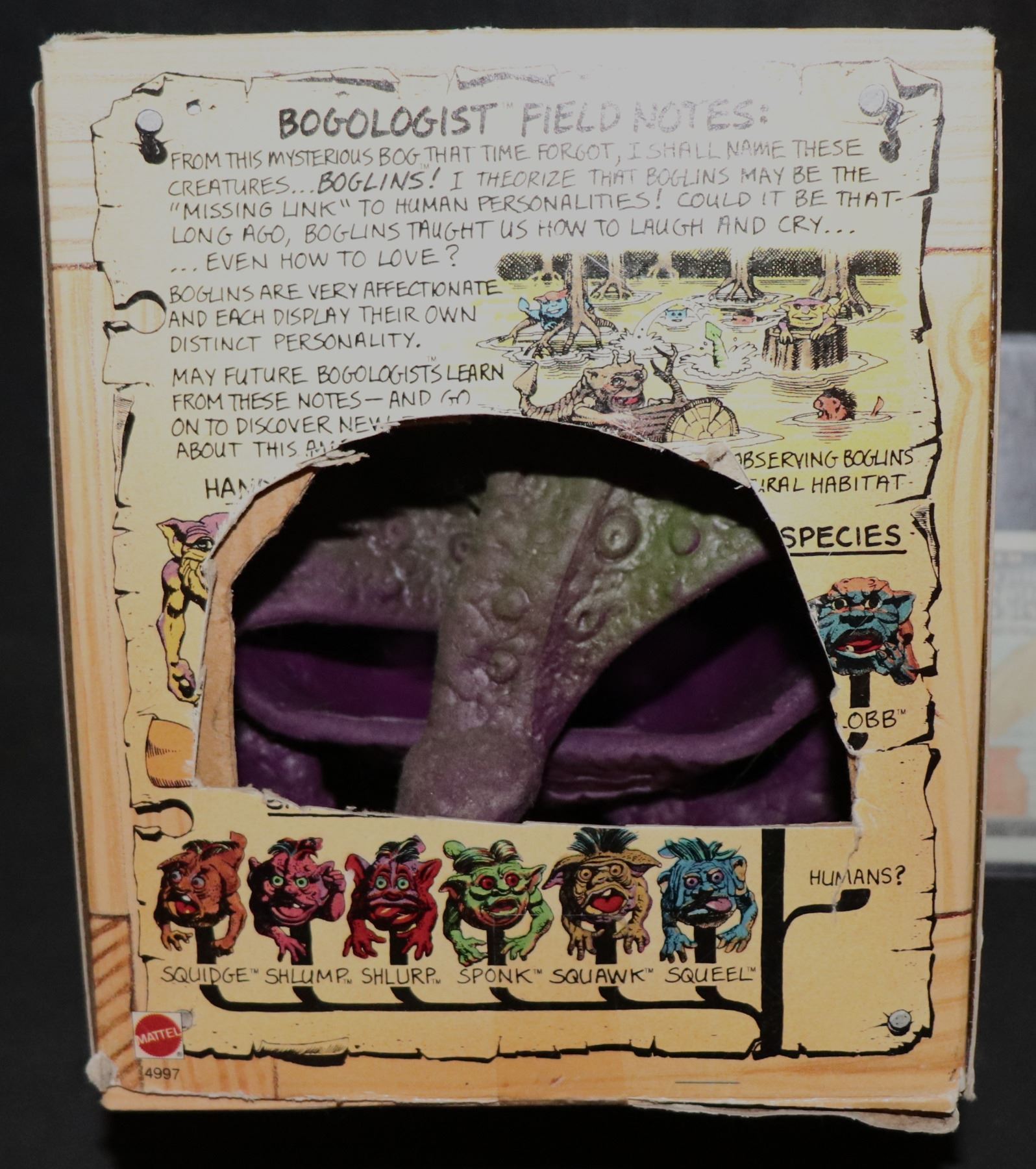 BOGLINS SMALL SPONK VINTAGE MINT IN THE BOX
