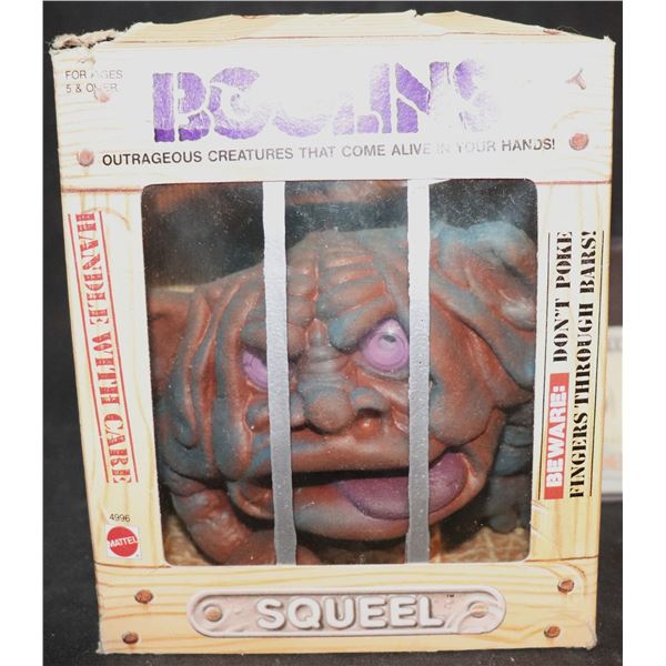 BOGLINS SMALL SQUEEL VINTAGE MINT IN THE BOX