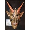 Image 1 : VINTAGE HAND CARVED WOOD MEXICAN DEMON MASK