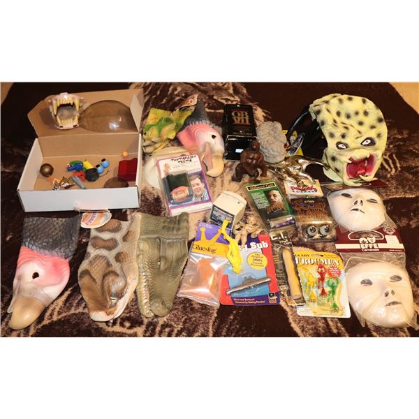 VINTAGE LOT OF OLD NEW TOYS IN THE PACKAGING