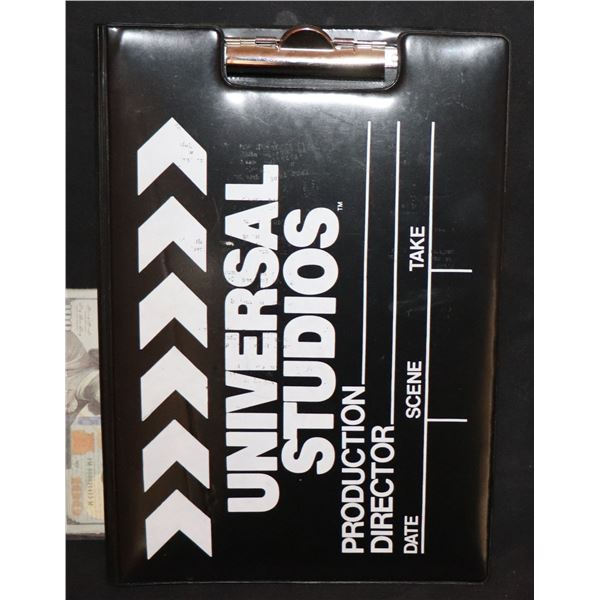 VINTAGE UNIVERSAL STUDIOS CLIPBOARD 1980'S