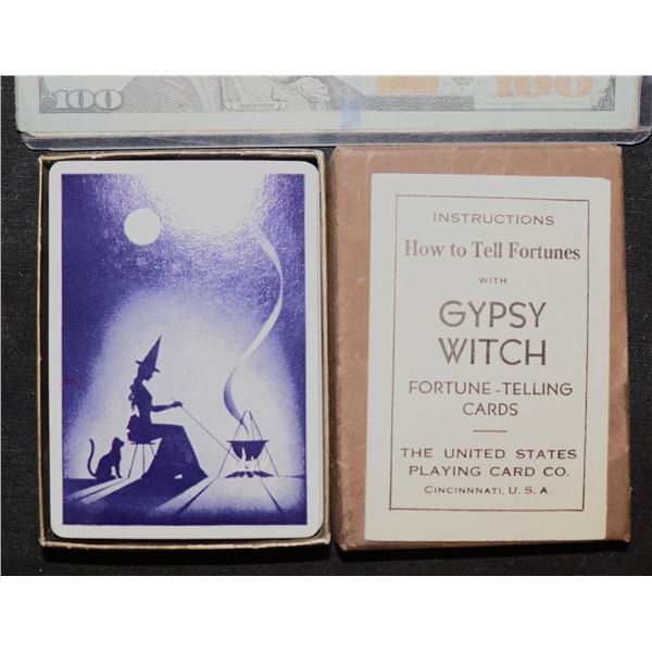 GYPSY WITCH VINTAGE DECK OF CARDS IN THE BOX