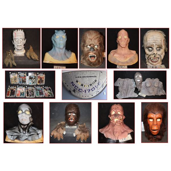 001 STAR TREK ALIENS STAR WARS ACTION FIGURES & 65-75 DON POST MASKS!