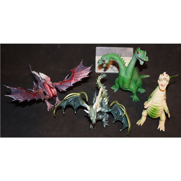 DRAGON VINTAGE TOY LOT OF 4