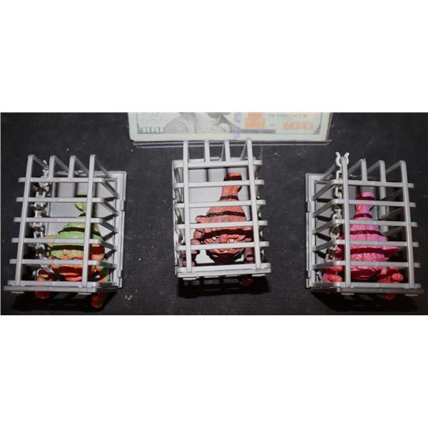 BOGLINS COMPLETE CAGED MINI SET OF 3 WITH CHAINS