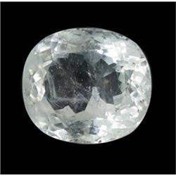 19.5ct Oval Cut Aquamarine Pale Blue VS Appraisal Estimate $11700 (GEM-21907)