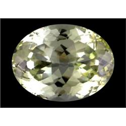 37ct Rich Yellow Natural Spodumene Kunzite FLAWLESS Appraisal Estimate $7400 (GEM-17050)