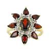 2.8ct Mozambique Garnet & Diamond 10k Gold Ladies Ring (JEW-1502)
