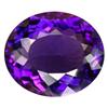 42.83ct AAA Purple Oval Cut Amethyst Appraisal Estimate $6425 (GEM-22549)