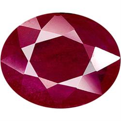 3.36ct Pigeon Blood Red Ruby Oval Appraisal Estimate $4032 (GEM-13115)
