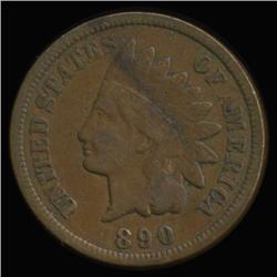 1890 Indian Cent Higher Grade RARE Error (COI-6293)