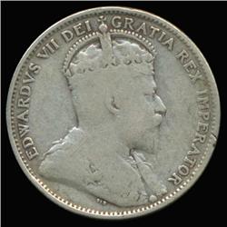 1904 Canada Newfoundland 20c Silver Hi Grade RARE (COI-6759)