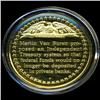 Image 2 : .75oz Franklin Mint PR70 DCAM 24k plated Sterling Silver Round History of the American Presidency M.