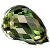 .5ct Top Forest Green Tourmaline Briolette (GMR-0413)