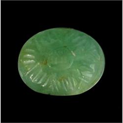 2.39ct. Stunning Green Beautiful Natural Carved Emerald  (GEM-22049)