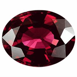 3.41ct Nice Oval Natural Red Garnet  (GEM-18202)