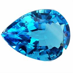 6.92ct Top Grade Swiss Blue Pear Topaz  (GEM-20583)
