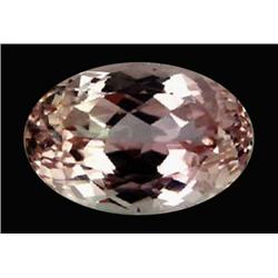 7.10ct Oval Cut Natural Imperial Pink Kunzite Appraisal Estimate $5680 (GEM-17905)